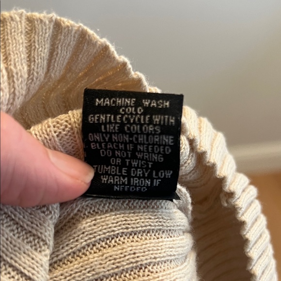 moon & madison Neutral Ribbed Button-Front Tank - Picture 5 of 5